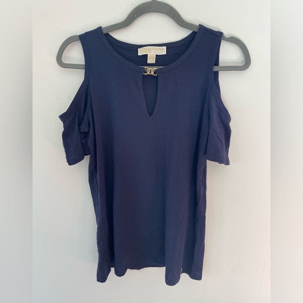 NWOT MICHAEL Michael Kors Cold-Shoulder size small